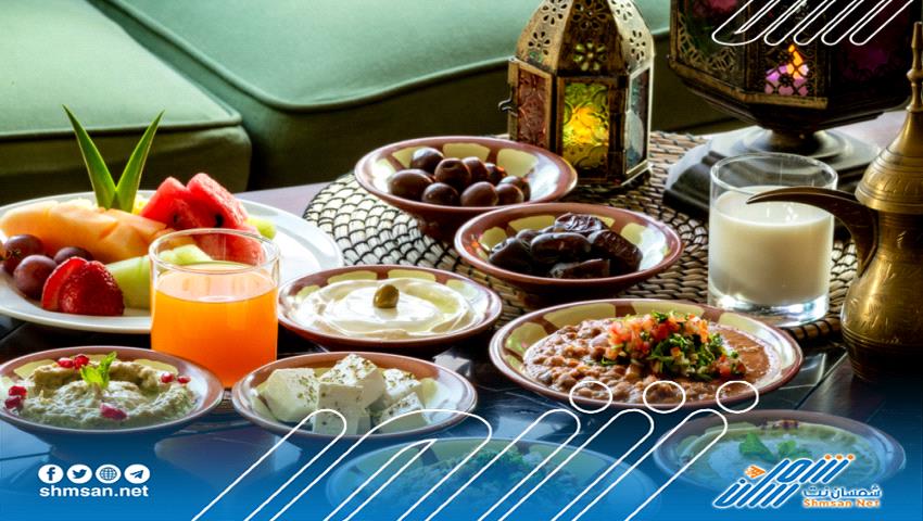 تعرف على افضل الوجبات الصحيه في سحور رمضان 